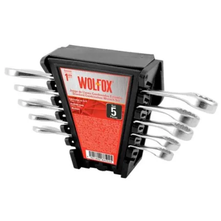 Juego de Llaves 5 Piezas Milimetricas Combinadas Wolfox WF0198 WolFox-Juego de Llaves 5 Piezas Milimetricas Combinadas Wolfox WF