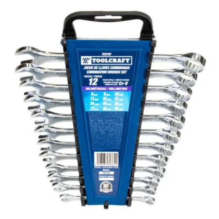  Juego de Llaves 12 Piezas Combinadas Milimetricas Toolcraft TC5797 41.525424 Juego de Llaves 12 Piezas Combinadas Milimetricas 