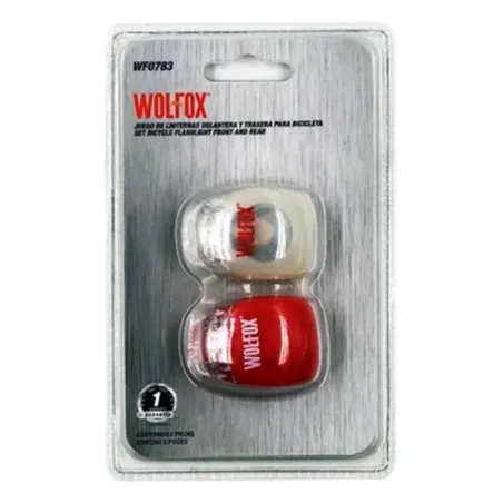  Juego de Linterna para Bicicleta Delantera y Trasera Wolfox WF0783 7.457627 Juego de Linterna para Bicicleta Delantera y Traser