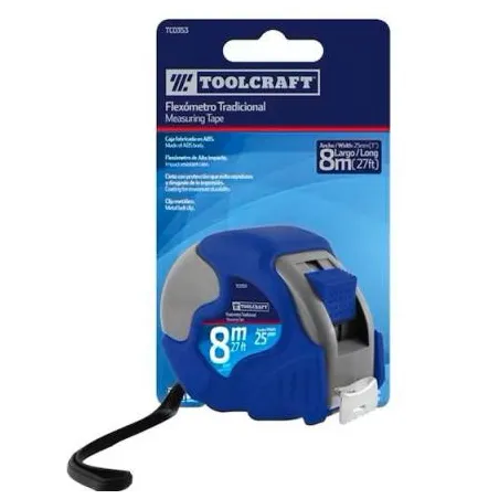  Winchas Flexometro 8m x25mm ABS Tradicional Toolcraft TC0353 21.186441 Winchas Flexometro 8m x25mm ABS Tradicional Toolcraft TC