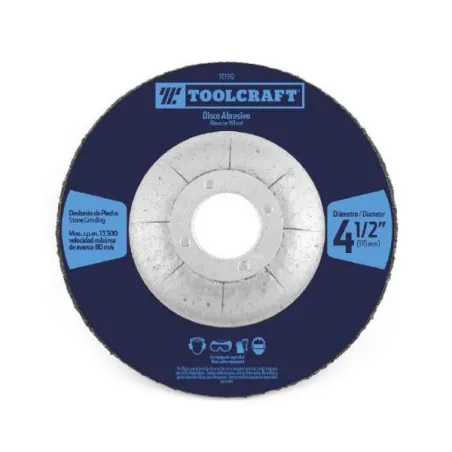 Discos Desbastes 4-1/2" x6.4mm Concreto E7/8 Toolcraft TC1912 ToolCraft-Discos Desbastes 4-1/2" x6.4mm Concreto E7/8 Toolcraft T
