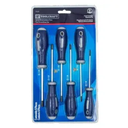 Juegos Desarmadores Torx 6 Piezas Toolcraft TC1425 ToolCraft-Juegos Desarmadores Torx 6 Piezas Toolcraft TC1425 T-10, T-15, T-20