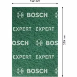 Paño Abrasivo N880 Verde Muy Fino Brillo 152x229mm Manta General Purpose Expert Bosch 2608901217 Bosch-Paño Abrasivo N880 Verde 