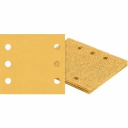 Hojas de Lija Orbital C470 115x107mm 6huecos G40 x10u Wood&Paint Pintura y Madera Bosch 2608900890 Bosch-Hojas de Lija Orbital C