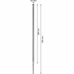Brocas SDS 25mm x800x920mm max-8X Expert para Martillo Bosch 2608900243 Bosch-Brocas SDS 25mm x800x920mm max-8X Expert para Mart