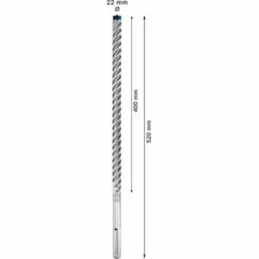Brocas SDS 22mm x400x520mm max-8X Expert para Martillo Bosch 2608900234 Bosch-Brocas SDS 22mm x400x520mm max-8X Expert para Mart