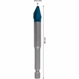 Brocas HardCeramic 10mm x90mm HEX-9 Expert Ceramica Dura Bosch 2608900593 Bosch-Brocas HardCeramic 10mm x90mm HEX-9 Expert Ceram