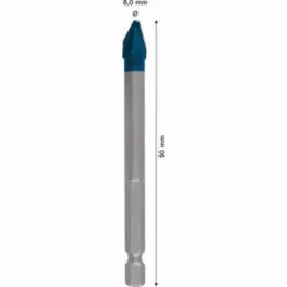 Brocas HardCeramic 8mm x90mm HEX-9 Expert Ceramica Dura Bosch 2608900592 Bosch-Brocas HardCeramic 8mm x90mm HEX-9 Expert Ceramic