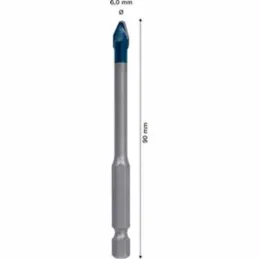 Brocas HardCeramic 6mm x90mm HEX-9 Expert Ceramica Dura Bosch 2608900590 Bosch-Brocas HardCeramic 6mm x90mm HEX-9 Expert Ceramic