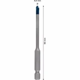 Brocas HardCeramic 4mm x90mm HEX-9 Expert Ceramica Dura Bosch 2608900588 Bosch-Brocas HardCeramic 4mm x90mm HEX-9 Expert Ceramic