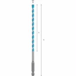 Brocas MultiConstruction 1/4" x6x8" HEX-9 Concreto Ceramica Expert Bosch 2608901461 Bosch-Brocas MultiConstruction 1/4" x6x8" HE
