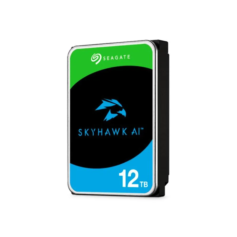 Disco duro Seagate SkyHawk AI, ST12000VE001, 12TB, SATA 6Gb/s, 256MB Cache, 3.5"