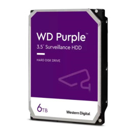 Disco duro Western Digital WD Purple, 6TB, SATA 6.0 Gb/s, 5400 RPM, 256MB Cache, 3.5"