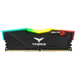 Memoria TEAMGROUP T-Force Delta RGB, 32GB DDR4-3200MHz, CL-16, 1.35V, Negro.
