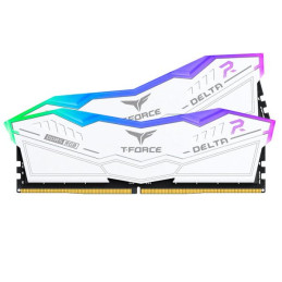 TEAMGROUP T-Force Delta WHITE RGB DDR5 RAM 48GB (2x24GB) 7200MHz PC5-57600 CL34