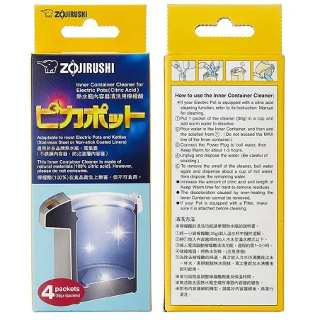  Removedor de sarro Acido Citric Cleaner Hervidores Electricos Zojirushi CD-K03EJU 33.898305 Removedor de sarro Acido Citric Cle