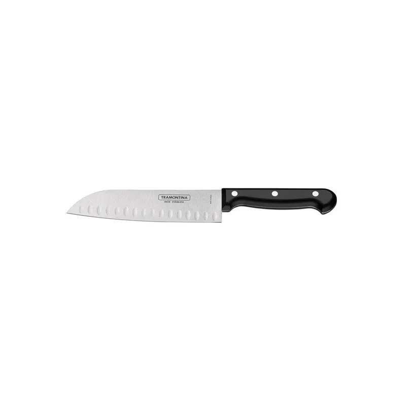 Cuchillo Santoku 7" Ultracorte Inoxidable Tramontina 23868/107