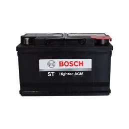 Bateria AGM Bosch 17Placas 580035 LN4 80AH - + RC140m CCA800 31.4x17.4x18.9cm
