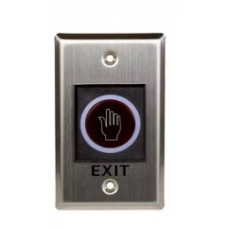 Boton de salida no tactil ZKTECO TLEB102-R Compatible con RM-100