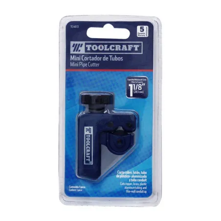  Mini Cortador de Tubo 1-1/18" Toolcraft TC4613 21.186441 Mini Cortador de Tubo 1-1/18" Toolcraft TC4613 Cuchilla de acero Para 