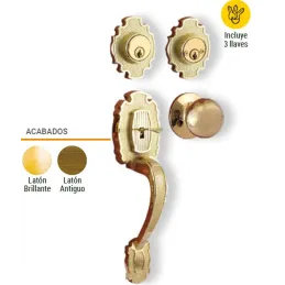  Cerradura Gatillo Royal Laton Antiguo TopForge PF0193 107.627119 Cerradura Gatillo Royal Laton Antiguo TopForge PF0193 • Escudo