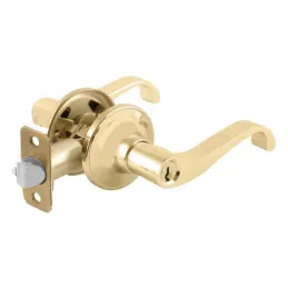  Cerradura Manija Curva Baño RanuraBoton Laton Brillante TopForge PF0069 35.59322 Cerradura Manija Curva Baño RanuraBoton Laton 