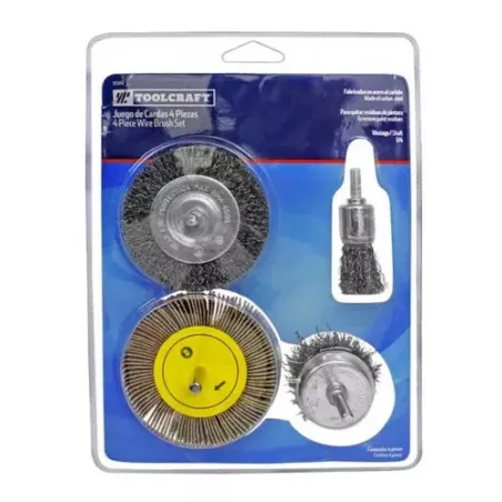 Juego de Cardas 4Piezas Z1/4 Grueso Toolcraft TC5112 ToolCraft-Juego de Cardas 4Piezas Z1/4 Grueso Toolcraft TC5112 Pack de 4 ca
