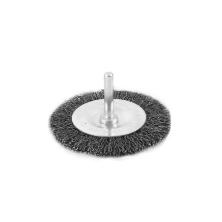  Cardas Circulares 1-1/2" con Vastago  Z1/4" Grueso Toolcraft TC1306 3.983051 Cardas Circulares 1-1/2" con Vastago Z1/4" Grueso 