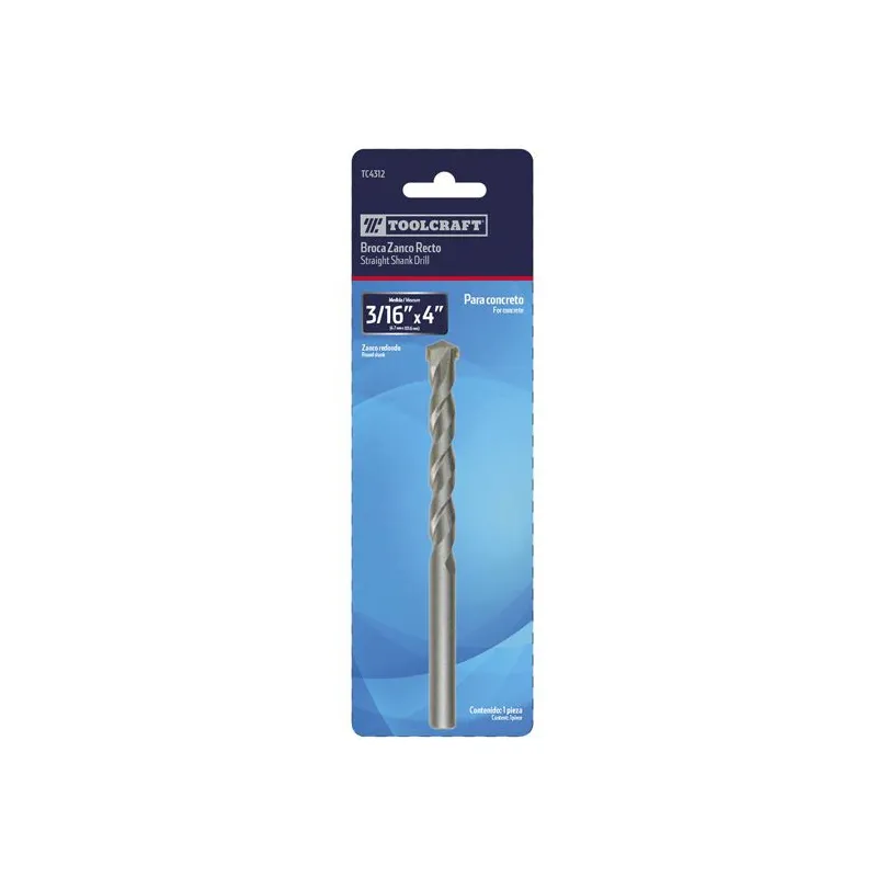 Brocas 5/16" x6" Concreto ZRecto Toolcraft TC4316