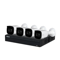 Kit Video Vigilancia Grabador  + 4Bullet 2MP Dahua KIT/NVR1104HS-P-S3/H/4- HFW1230S1P-03