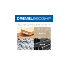 Fresa carburo tungsteno conica 1/8" Broca Tallado Max Life 9903HP Dremel 26159903HA Dremel-Fresa carburo tungsteno conica 1/8" B