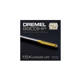 Fresa carburo tungsteno conica 1/8" Broca Tallado Max Life 9903HP Dremel 26159903HA Dremel-Fresa carburo tungsteno conica 1/8" B