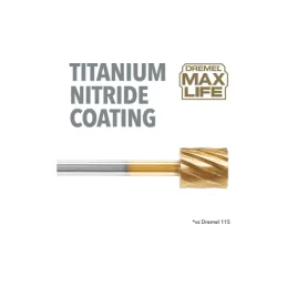 Fresa de alta velocidad cilindrica 5/16" Broca Tallado Max Life 115HP Dremel 26150115HA Dremel-Fresa de alta velocidad cilindric