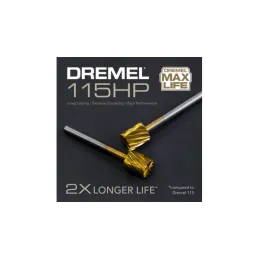 Fresa de alta velocidad cilindrica 5/16" Broca Tallado Max Life 115HP Dremel 26150115HA Dremel-Fresa de alta velocidad cilindric