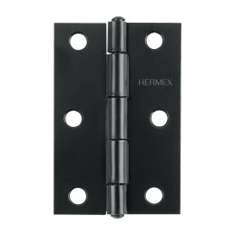 Bisagras Rectangular 3" x2" Acero Negro CMbola 1.4mm Hermex 45636