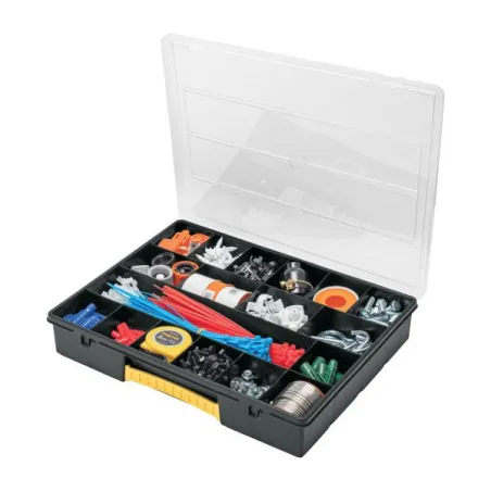 Organizador reforzado de Plastico 18 Compartimientos 37x28x6cm Pretul 20679