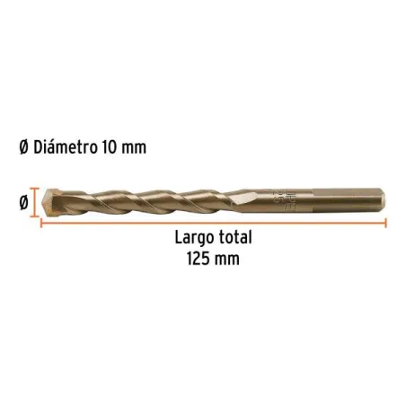  Brocas Concreto 10mm x125mm ZP3 Ctungsteno Truper 102348 3.135593 Brocas Concreto 10mm x125mm ZP3 Ctungsteno Truper 102348 Cuer