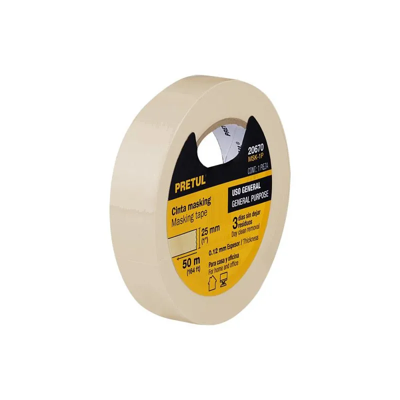 Cintas Masking Tape 24mm x50m Pretul 20670