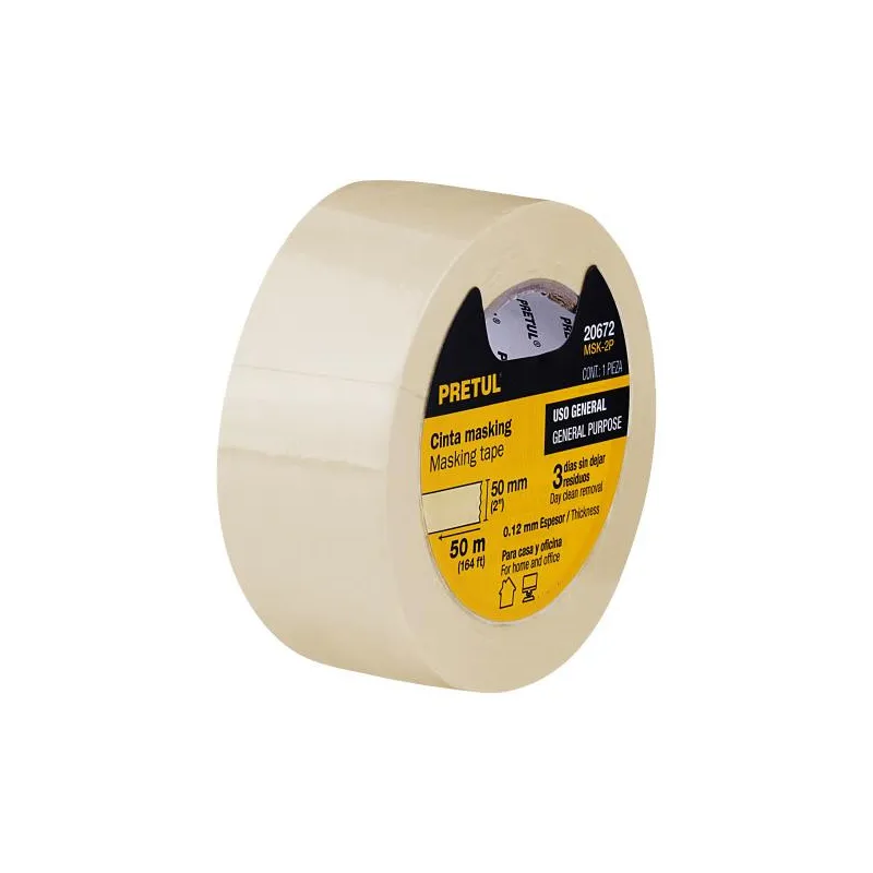 Cintas Masking Tape 48mm x50m Pretul 20672