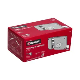 Cerraduras de Sobreponer Izquierda Clasica Hermex 43573 Hermex-Cerraduras de Sobreponer Izquierda Clasica Hermex 43573 Cilindro 