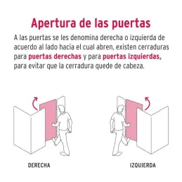 Cerraduras de Sobreponer Izquierda Instala-facil Hermex 43575 Hermex-Cerraduras de Sobreponer Izquierda Instala-facil Hermex 435