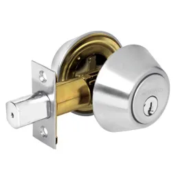  Cerrojos Cromo Mate Llave-LlAve Hermex 23611 21.186441 Cerrojos Cromo Mate Llave-LlAve Hermex 23611 Cerrojo con llave al exteri