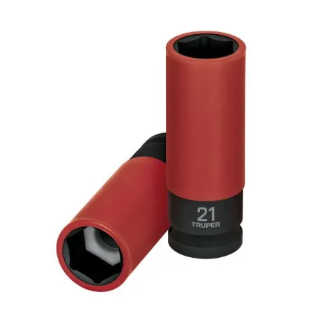  Dados 21mm E1/2 Impacto Tubulares Hexagonales Con Polipropileno Truper 100905 12.118644 Dados 21mm E1/2 Impacto Tubulares Hexag