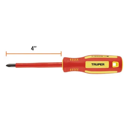 Desarmador Estrella 1/4" x4" Aislado 1000V Truper 102241 6.525424 Desarmador Estrella 1/4" x4" Aislado 1000V Truper 102241 Punt