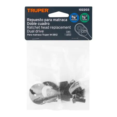 Kit de Repuesto refacciones para 13413 M-3812B Truper 102203 27.966102 Kit de Repuesto refacciones para 13413 M-3812B Truper 10
