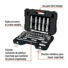 Juegos de Herramientas 36 Piezas MM E1/2 EP Truper 102249 Truper-Juegos de Herramientas 36 Piezas MM E1/2 EP Truper 102249 Dados
