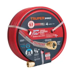  Mangueras 5/8" x30m 4capas SReforzada ConexionesMetalicas Truper 16040 81.355932 Mangueras 5/8" x30m 4capas SReforzada Conexion