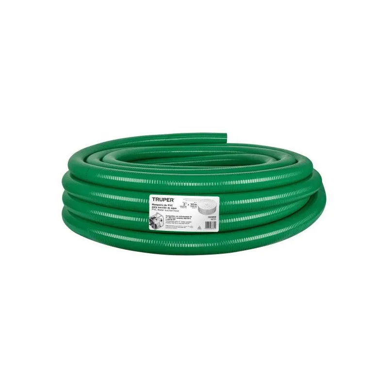 Rollos Mangueras Rigida 2" x30m succion para motobomba Truper 100959