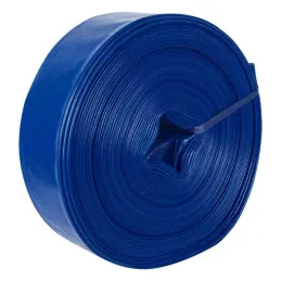 Rollos Mangueras Plana 4" x100m Descarga para motobombas Truper 100867