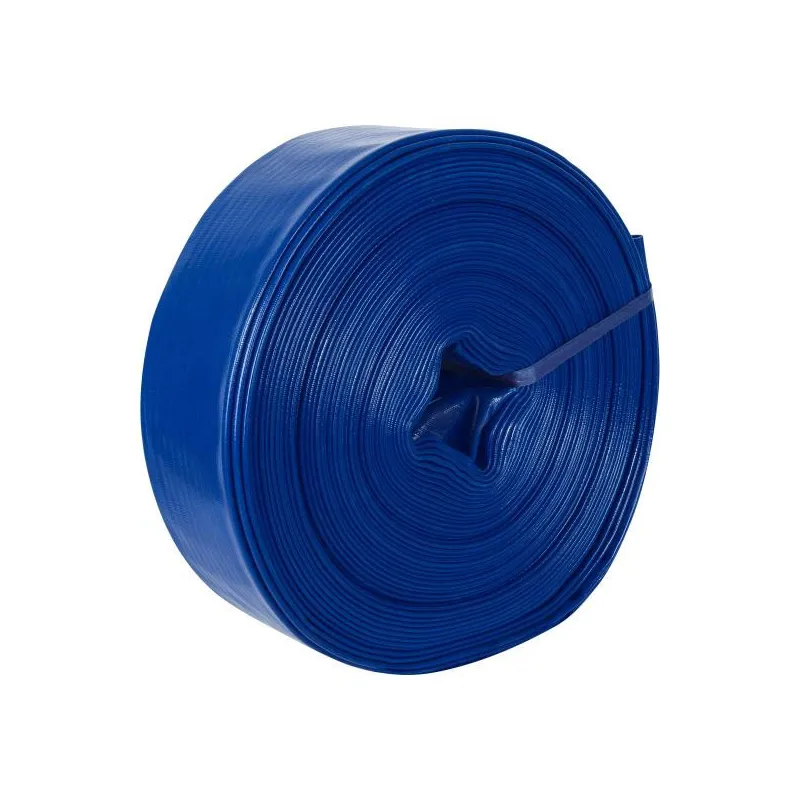 Rollos Mangueras Plana 4" x100m Descarga para motobombas Truper 100867